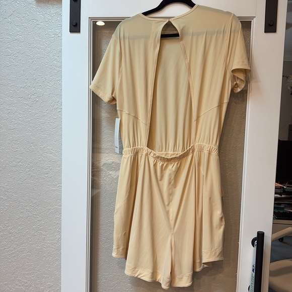 Cream Lululemon lightweight Romper - Picture 4 of 5